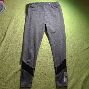 Girls Justice leggings with mesh detailing